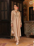 Ahista ivory printed frockstyle kurta set