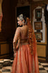 Ahista peach zardozi lehenga set