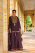 Ahista purple printed sharara set