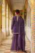 Ahista purple printed sharara set