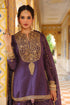 Ahista purple printed sharara set