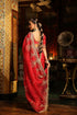 Ahista red zardozi sari set