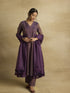 Alani aubergine kurta set