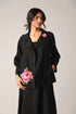Alba lapel black jacket