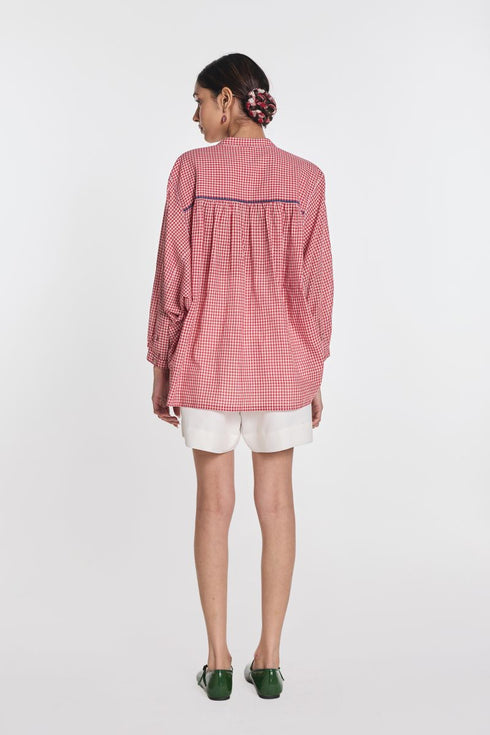 Alexander red gingham check shirt