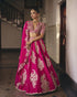 Allika fuchsia pink lehenga set