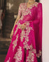 Allika fuchsia pink lehenga set