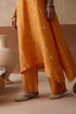 All over lotus butti marigold kaftan set
