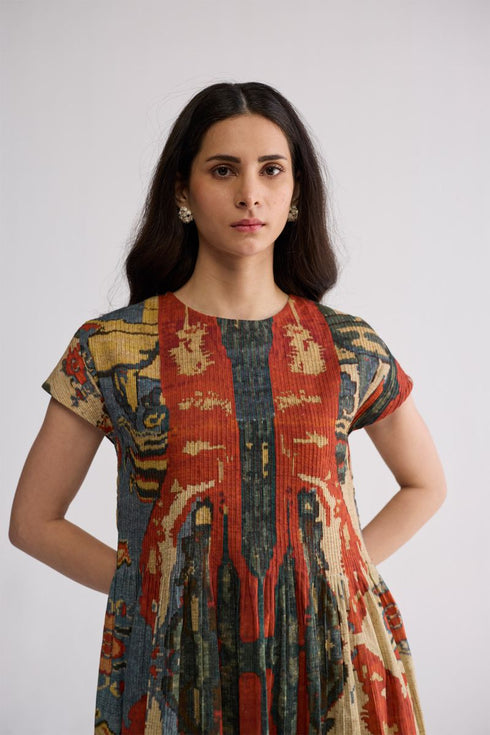 Alo cotton pintuck dress
