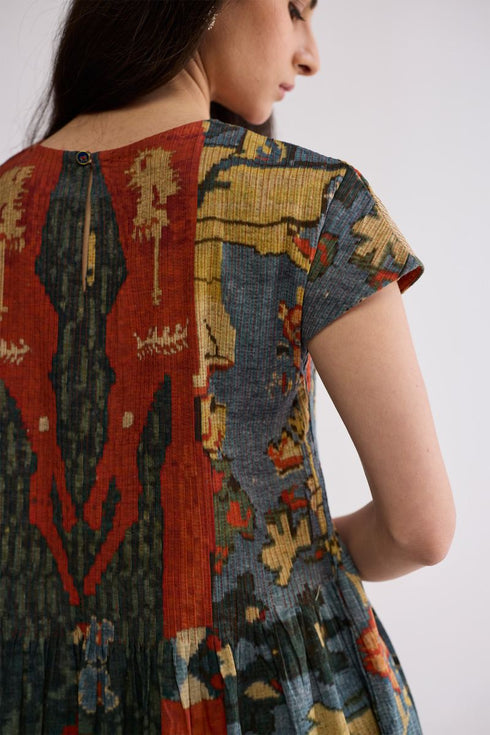 Alo cotton pintuck dress