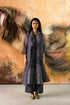 Amaya stone blue tunic pants set with luna jacket