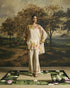 Amber ivory floral blossom tunic with cutwork pants