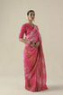 Amber fuchsia sari with blouse
