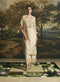 Amber ivory beadwork panelled kurta with pants