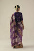 Amber purple sari with blouse