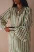 Ambi blue stripe kurta set