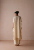 Ambi ivory silk kaftan set