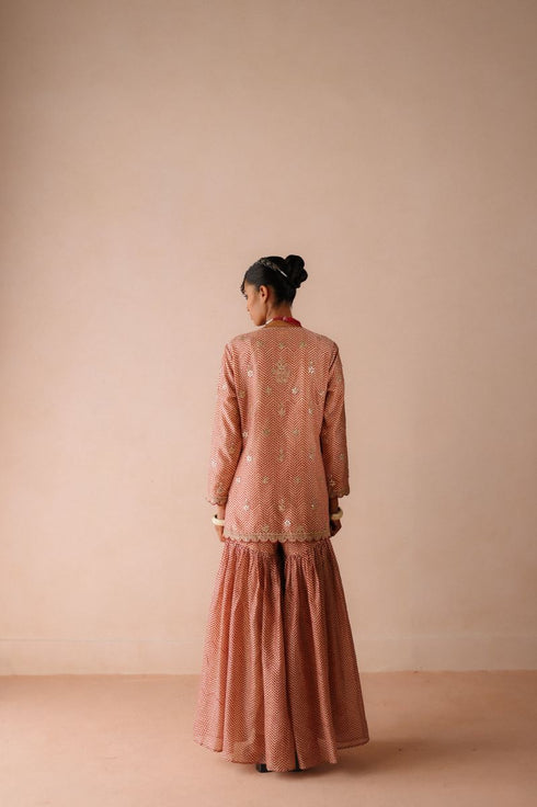 Ambi zigzag boondi sharara set