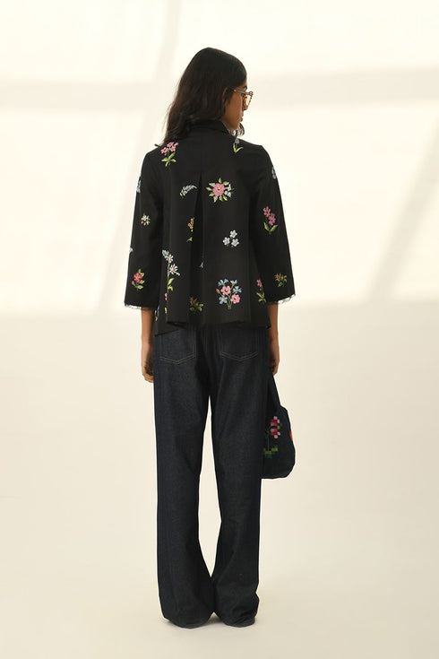 Ambridge black double-breasted jacket