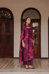 Amethyst applique floral kurta set