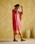 Amor pink kaftan dress