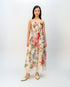 Apricot veil dress
