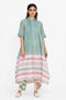 Aqua green tunic dress