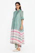 Aqua green tunic dress