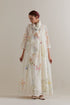 Aranya mulit-color printed single tiered kurta set