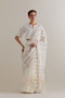 Aranya multi-color printed chanderi sari set