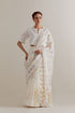 Aranya multi-color printed chanderi sari set