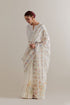 Aranya multi-color printed chanderi sari set