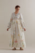 Aranya multi-color printed long dress