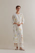 Aranya multi-color printed straight long kurta set