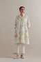 Aranya multi color printed A-line short kurta set