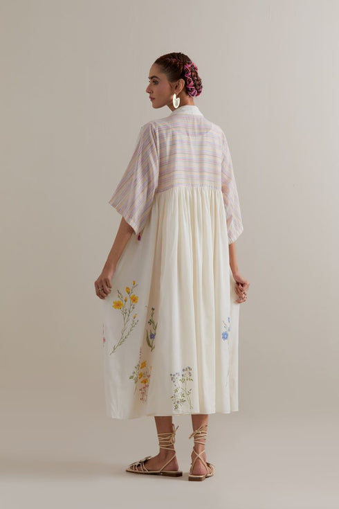 Aranya multi color printed dress