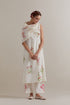 Aranya pink and green A-line kurta set