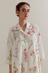 Aranya pink and green printed A-line short kurta set