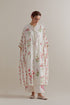 Aranya pink and green printed kaftan set