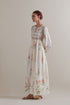 Aranya pink and green printed long dress