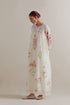 Aranya pink and green printed single tiered kurta set