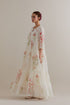 Aranya pink and green printed three-tiered kurta set