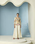 Arden ivory beadwork and cutwork cutout jacket