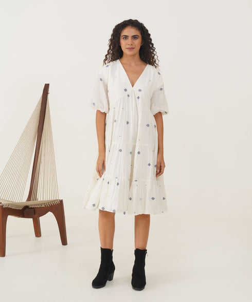 Oasis aria ivory dress
