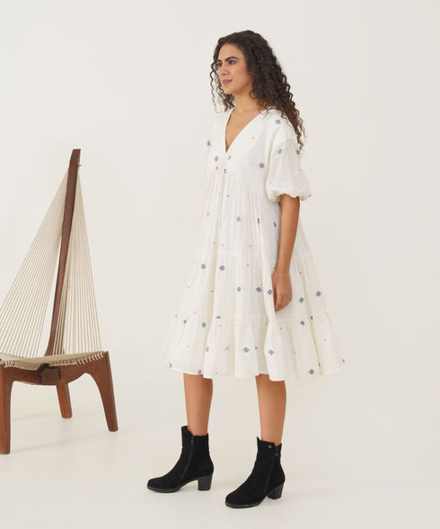 Oasis aria ivory dress