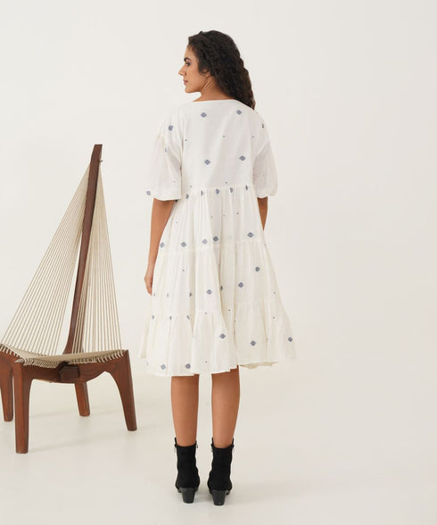 Oasis aria ivory dress