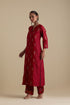 Arundhati barn red side panel kurta set