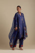 Arundhati blue A-line short kurta set