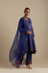 Arundhati blue A-line short kurta set