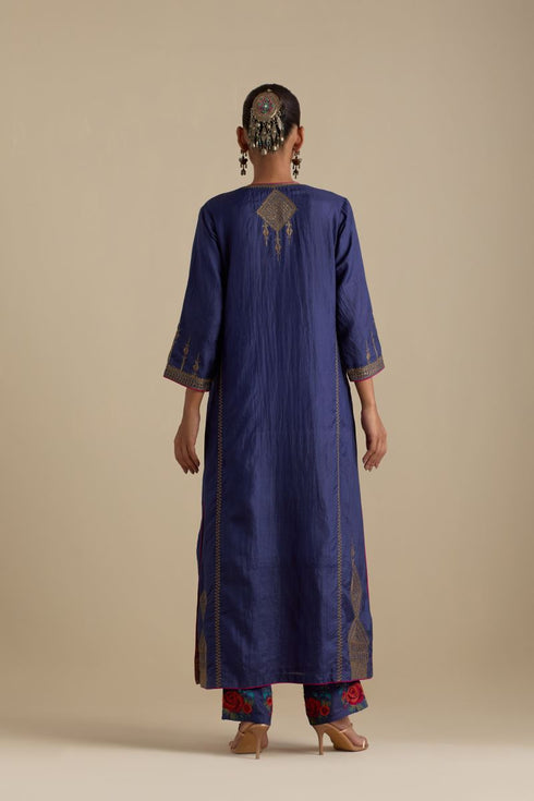 Arundhati blue straight kurta set